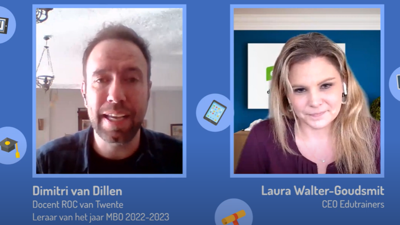 Teacher Tech Heroes – Laura en Dimitri in gesprek over digitalisering in het onderwijs.